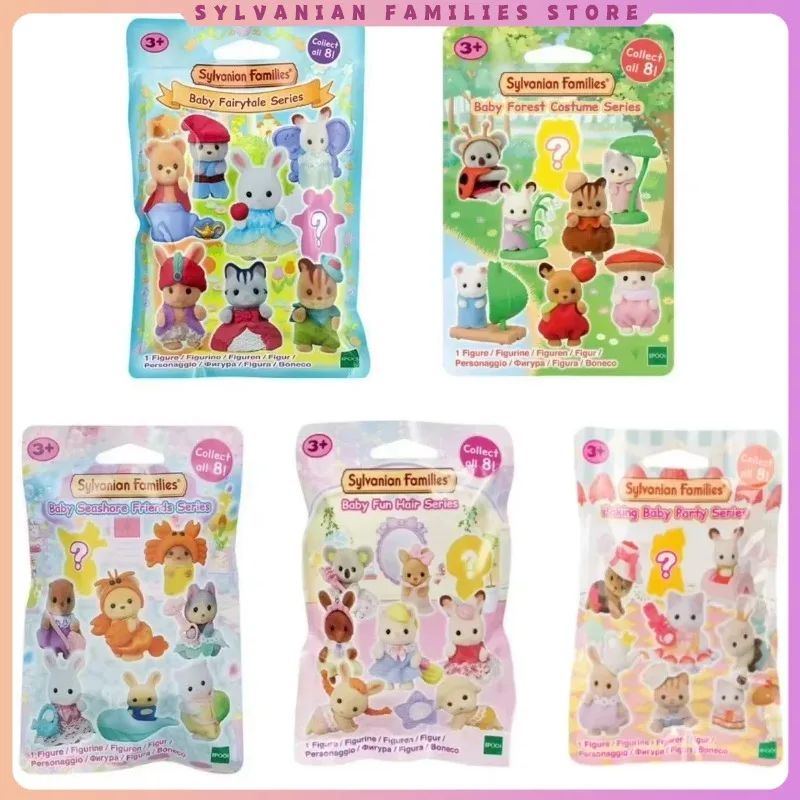 Sylvanian Families Anime Figuren Magic Dress Up Cake Blind Bag Ternurines Sylvanian Families 1 Stück 16 Stück Anime Blind Bag