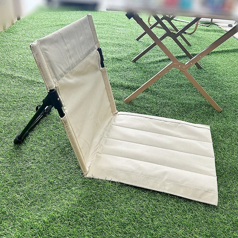 Outdoor Camping Leichter, bequemer und faltbarer Stuhl Park Freizeit Strand Tragbarer Einzel-Lazy-Stuhl aus Aluminiumlegierung Image