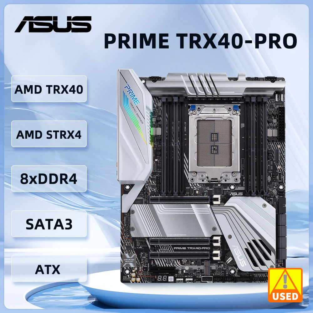 ASUS PRIME TRX40-PRO Motherboard Sockel sTRX4 DDR4 256GB Unterstützung für Ryzen 3960X 3970X 3990X CPU ATX M.2 NVME M.2 Image