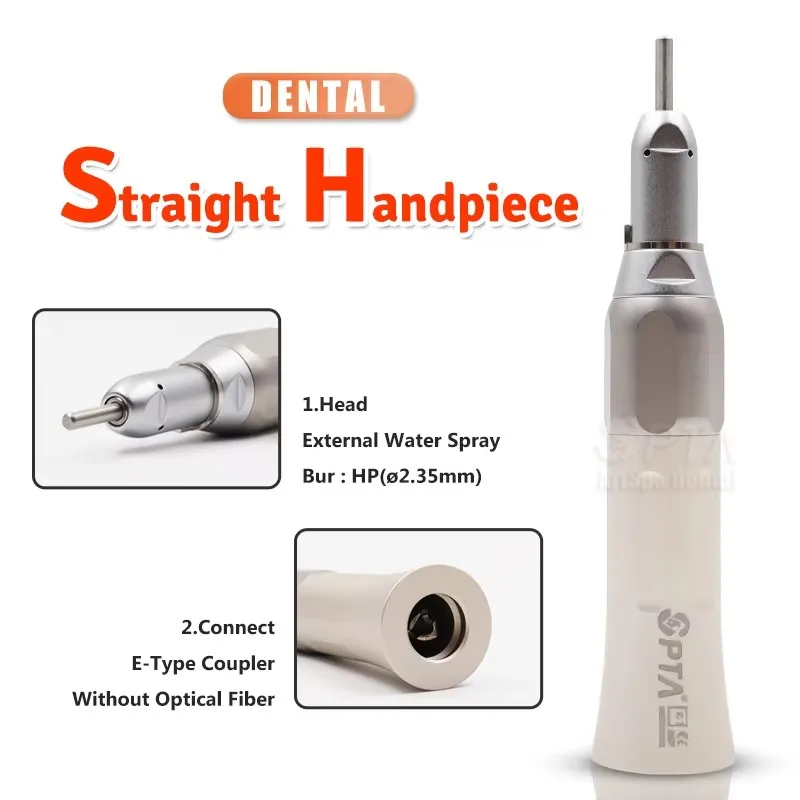 FX65 1:1 Handstück mit niedriger Geschwindigkeit, Zahnmedizin, Direktantrieb, gerades Handstück, kompatibel mit E-Typ Internal Air Motor Dental Tool Image