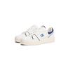 Sneaker TOMMY JEANS "TJM RETRO BASKET", Herren, Gr. 43, blau (weiß, navy), Leder, Textil, Lederimitat, sportlich, Schuhe, Freizeitschuh, Halbschuh, Schnürer mit Kontrast-Details