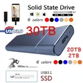 Disco rigido portatile esterno SSD ad alta velocità da 2 TB/20 TB/30 TB Interfaccia Type-C/USB 3.1 per PC portatile MAC