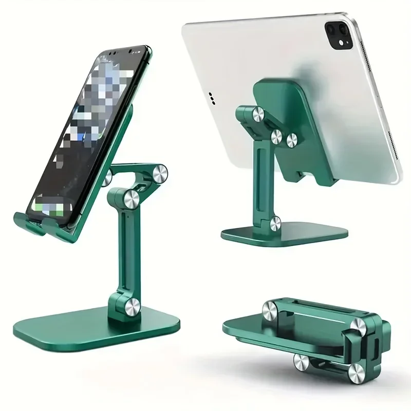 Support de téléphone portable de bureau pliable à trois Sections, pour iPhone, iPad, tablette, Table Flexible, support de Smartphone réglable