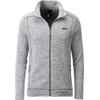 Strickfleecejacke DEPROC ACTIVE "KIRKVALE X MEN", Herren, Gr. XXL (56), grau (hellgrau), 100% Polyester, casual, bequem, Langarm gerader Abschluss mit Gummizug, Jacken, auch in Großen Größen erhältlich