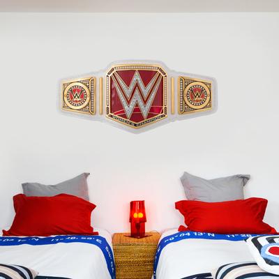 WWE Raw Women's Championship Title Belt Wall Sticker - 60cm x 30cm height Image