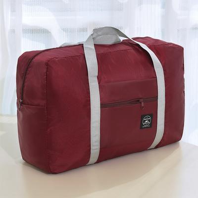 TEMU 1pc Ultra-lightweight Portable Travel Foldable Bag - Spacious Duffle For Multifunction Use - Ideal Handbag, Luggage Storage Solution Image