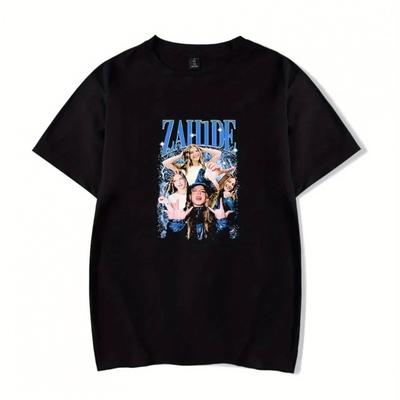 TEMU Zahide Summer Casual Cool Breathable Sports Men's And Women's Crewneck Fashion Top T-shirt Street Wear Image