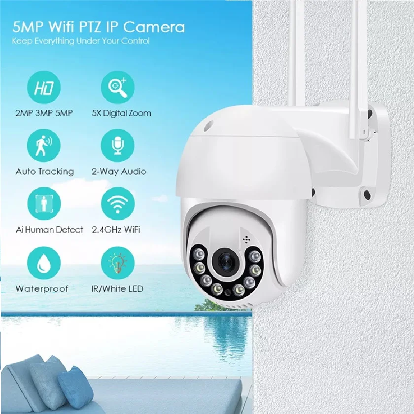 PIX-LINK A15-20 4MP 4K PTZ WiFi Kamera IP Kamera Drahtlose Überwachung Sicherheit Schutz Outdoor CCTV AI Tracking Smart Home Image