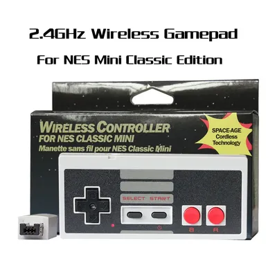 Mini Bluetooth Wireless Gamepad Classic Game Joypad Joystick Controller for Nintendo USB NES Game Console Controller Accessories