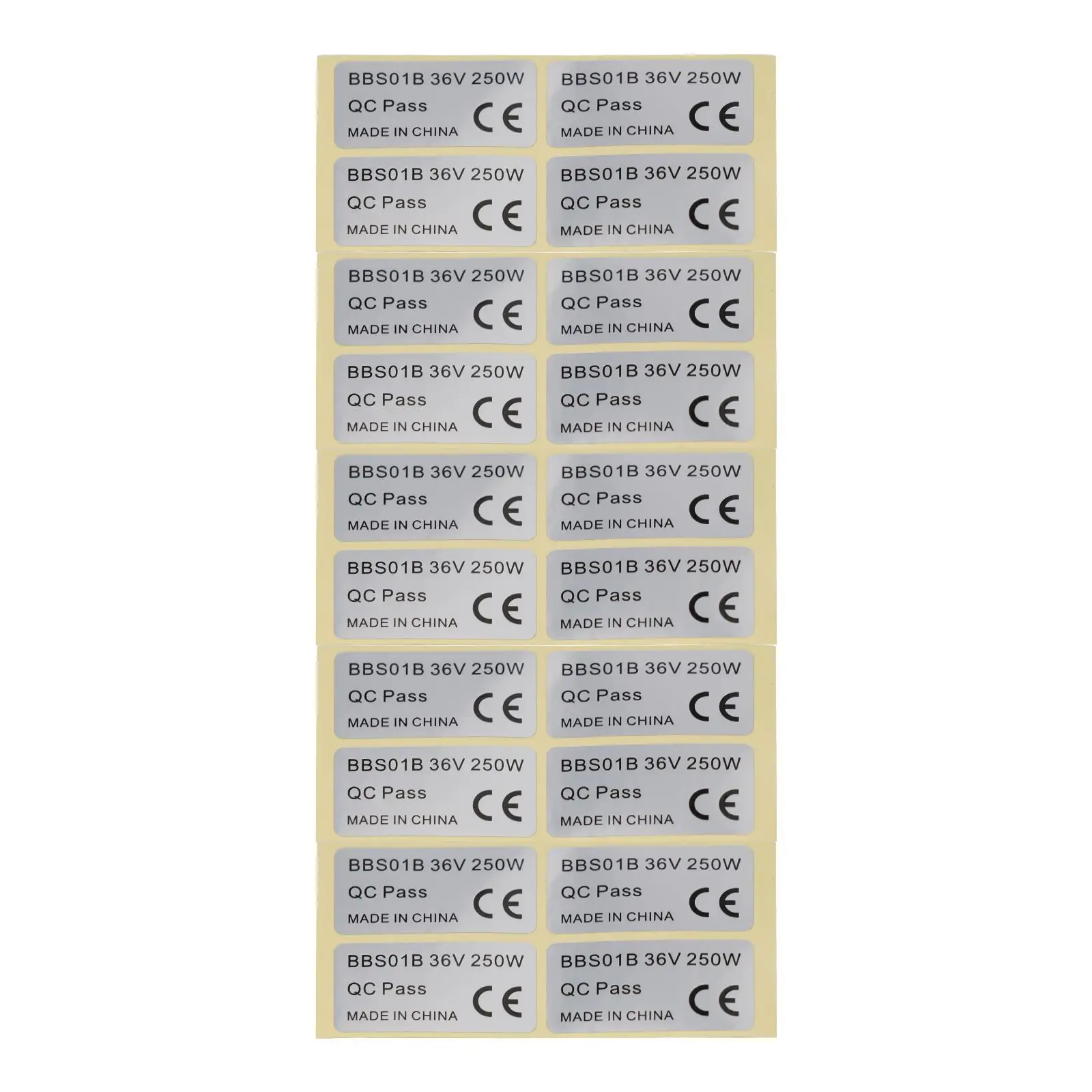 20pcs 36V 250W/48V 750W Stickers Electric Bicycle Sticker For BAFANG 36V 250W/48V 750W 01/HD Drive Motor E-bike Accessries Image