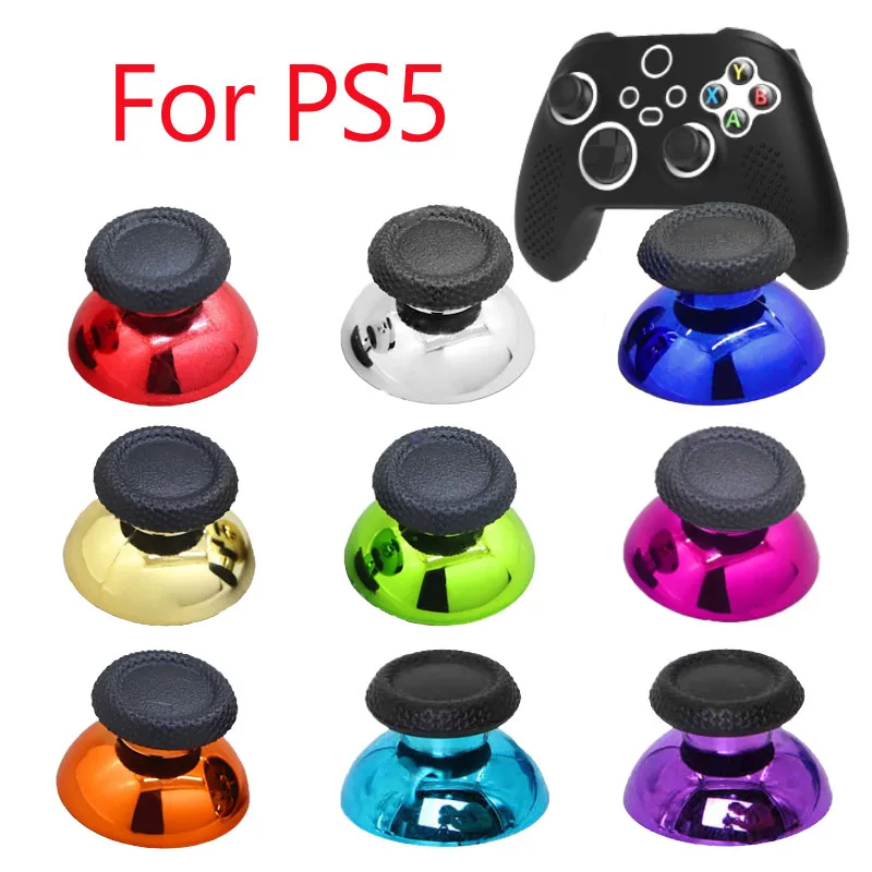 2PCS Joystick Taste Abdeckung Joystick Griff Abdeckung Taste Thumb-Stick Abdeckung Ist EIN Ersatz Zubehör Für PS5 Gamepad Controller Image