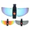 Clip-on-Sonnenbrille, polarisiert, Clip-Hut, Sport-Sonnenbrille, Herren-Sonnenbrille zum Angeln, Radfahren, Wandern, Radfahren, Sport-Sonnenbrille
