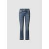 Slim-fit-Jeans PEPE JEANS "SLIM JEANS LW", Damen, Gr. 26, Länge 30, light destroyed blau, Denim/Jeans, Obermaterial: 99% Baumwolle, 1% Elasthan, Destroyed-Effekte, casual, slim fit lang, Jeans, mit doppeltem Knopfverschluss