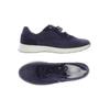 Semler Damen Sneakers, Gr. 7.5, marineblau, Leder