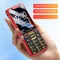 GSM 2G débloqué mince grand bouton poussoir téléphone pour personnes âgées SOS clé deux Sim double torche forte vitesse vocale cadran pas cher Senior téléphone portable
