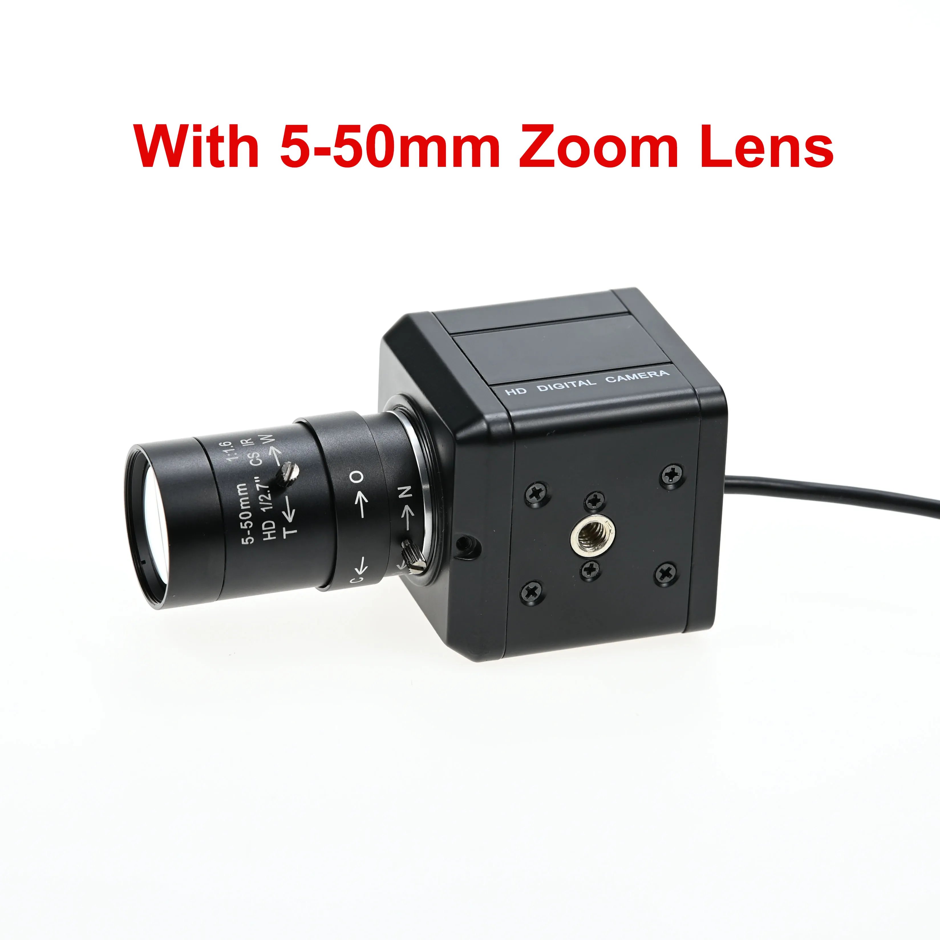 Fotocamera USB Box da 13 MP HD, IMX258, senza unità, con obiettivo CS con zoom manuale 5-50 mm/2,8-12 mm,4208x3120 10 fps, per la scansione di codici a barre dei documenti
