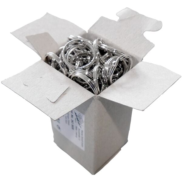 Wedo 100er-Pack Metall-Schlüsselringe 25 mm (Ø) Image