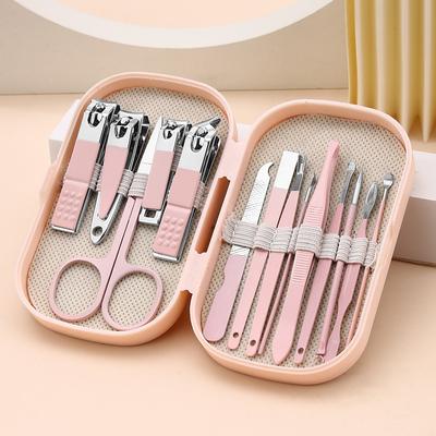 14-in-1 Stainless Steel Nail Clipper Set, Professional Nail Grooming Kit for Manicure Pedicure, Portable Beauty Tools for Home Use