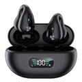 Auricolari Wireless a Conduzione Ossea Bluetooth 5.3 – Voce HD Riduzione del Rumore Display LED Doppia Connessione Controllo Touch Ideale per Corsa e Sport