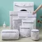 1PC Silicone Zipper Laundry Bag Fine Mesh For Clothes Bra Underwear Washing Machine Organizer 7