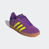Sneaker ADIDAS ORIGINALS "GAZELLE KIDS", Kinder, Gr. 37, active lila, solar gelb, collegiate lila, Leder, sportlich, Schuhe