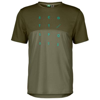Scott - Trail Flow Dri S/S - Radtrikot Gr L oliv Image