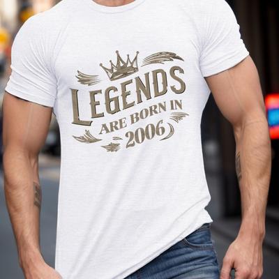TEMU 2006 Print Tee Shirt, Tees For Men, Casual Short Sleeve T-shirt For Summer Image