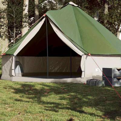 TEMU Green Tipi Family Tent For 8 People A Unique Tent For ! Image
