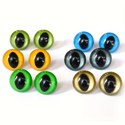 TEMU 14pcs Assorted Safety Eyes For Crafts – 15mm/ Plastic Wiggle Eyes With Washers, Flat For Dolls, Puppets, Plush Animals, And Diy Projects Image
