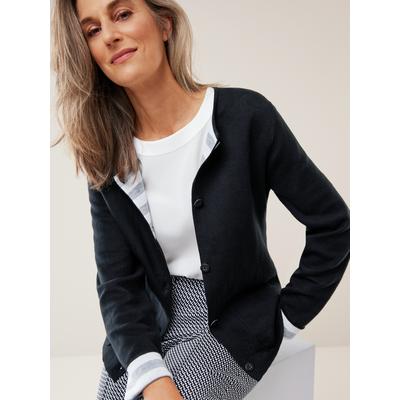 Walbusch Damen Doubleface-Strickjacke Schwarz mehrfarbig Image
