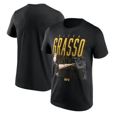 UFC Alexa Grasso Name Repeat T-Shirt - Black - Mens Image