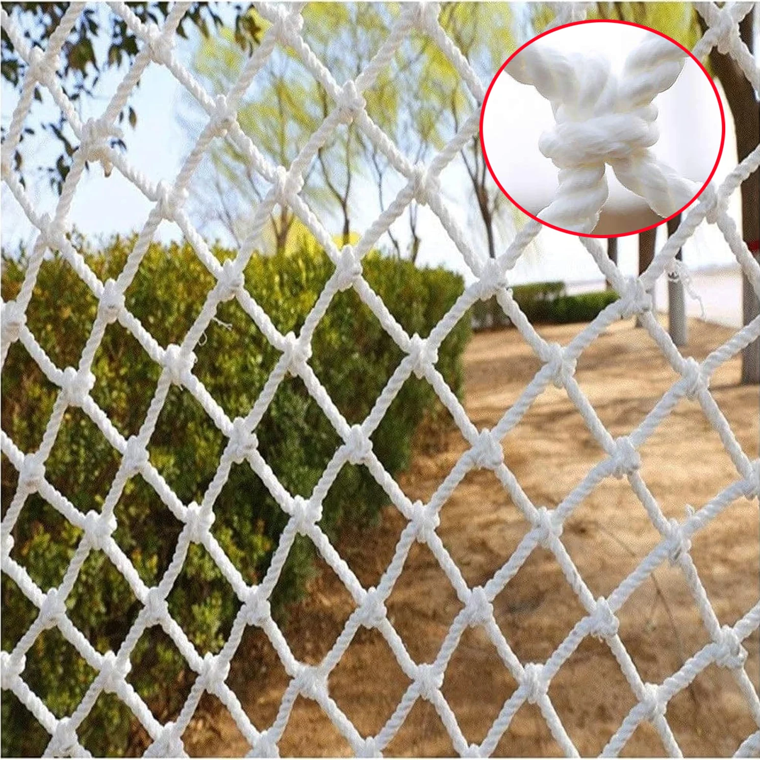 Heavy Duty Nylon Geländer Treppen Netting Kinder Sicherheitsnetz Gebäude Anti-Falling Sicherheitsnetz Balkon Sicherheitsschutz für Kinder Haustier Image