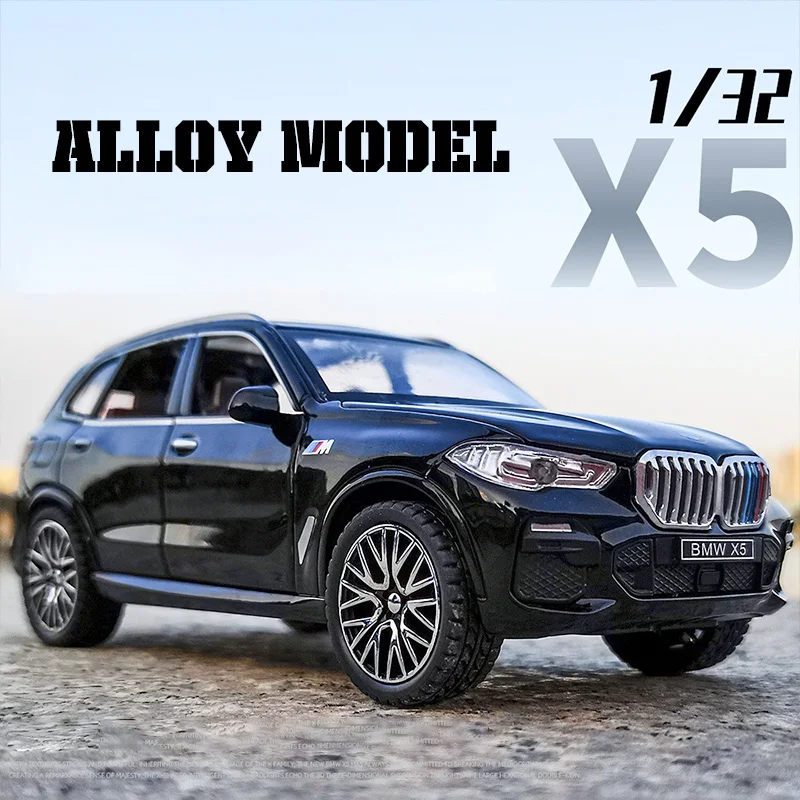 1:32 Luxus-SUV-Legierungsmodellauto, simulierte Innendetails, coole Licht- und Soundeffekte, exquisite Desktop-Ornamente Image