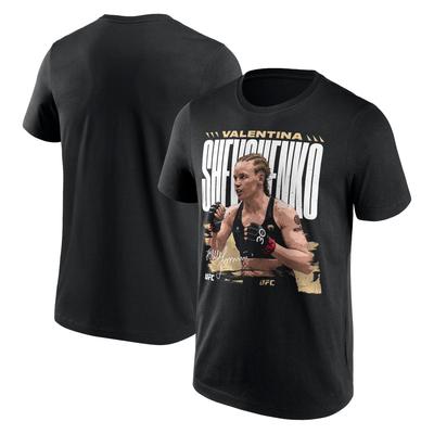 UFC Valentina Shevchenko Bold T-Shirt - Black - Mens Image