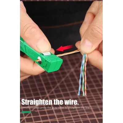 LAOA 1.3mm Engineer Wire Straightener for Category 5/6 Network Cable Untwist Tool Crystal Cables Combing Pair Separator Tool 3pc