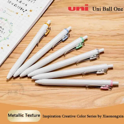 1/3 Stück Uni-Ball One Gel Pen Weiß/Gold/Silber Tinte Schwarz Technologie Unterschrift Canetas Schreiben Zeichnen boligrafos elegantes papele