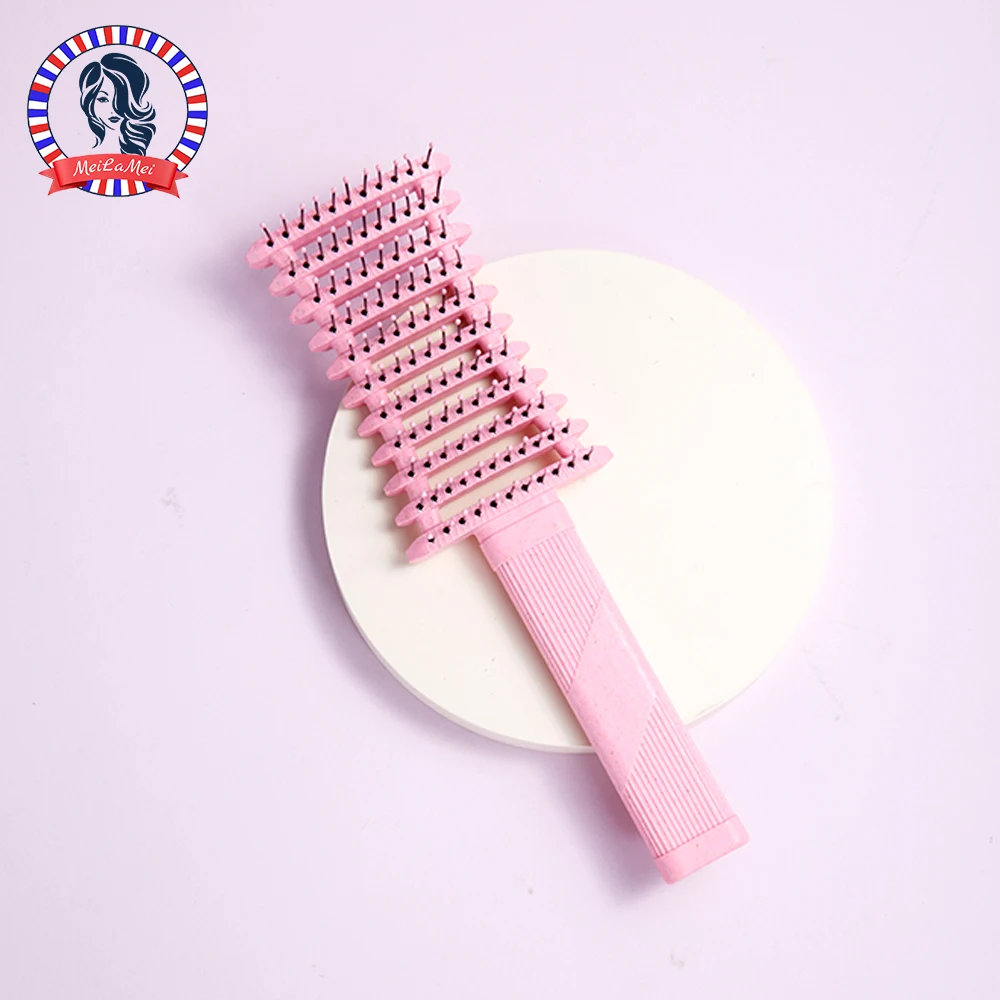 1PC Candy Brush Curl Defining Brush, Haarbürste zum Kämmen, Formen von Locken für Männer und Frauen, um Ziehen zu reduzieren, Oblong, Unisex, Image