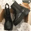 Minimalistischen Frauen Stiefel Casual Schuhe Leder Chelsea Damen Klassische Punk Weibliche Goth