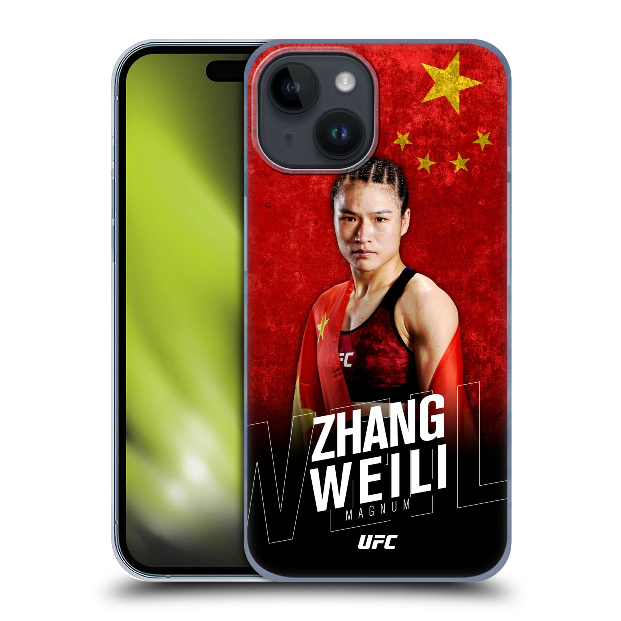 UFC Zhang Weili China Flag - iPhone Image