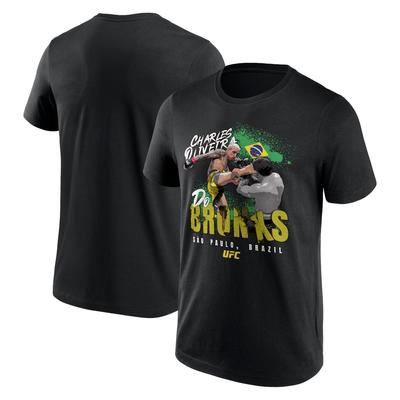 UFC Charles Oliveira Do Bronxs Brazil T-Shirt - Black - Mens Image