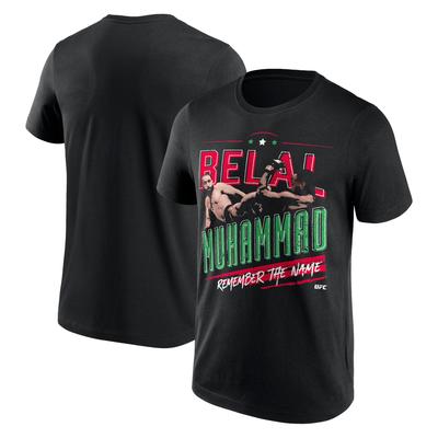 UFC Belal Muhammad Remember The Name T-Shirt - Black - Mens Image