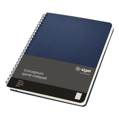 Sigel Spiral-Notizbuch »Conceptum« kariert ca. A5 Hardcover Blau Image