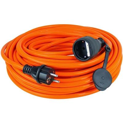 as-Schwabe Polyurethanschlauch Verlängerungskabel für Baustellen 10.0 m IP44 orange