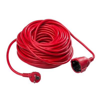 as-Schwabe Kunststoffschlauch Verlängerungskabel 10.0 m IP20 rot Image