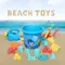 Ensemble de jouets de plage 20 pièces, jeux de plein air d