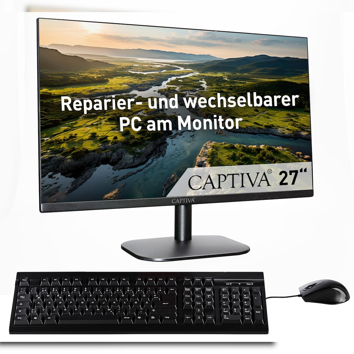 Captiva All-in-One Power Starter I84-885 (27.0"/Core 3-100U/1TB/32GB/WLAN/Windows 11 Pro 64-bit) Image