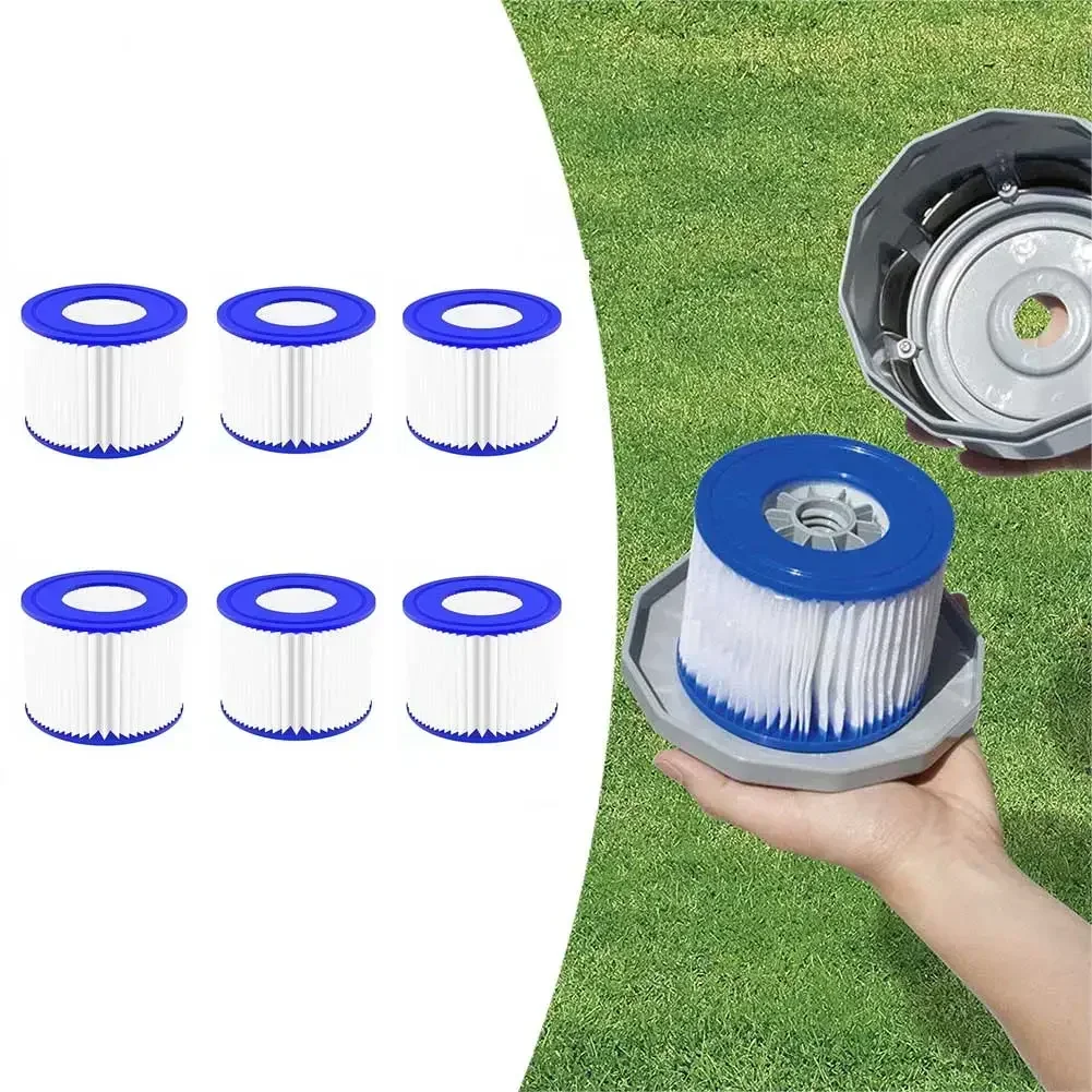 Cartouche de pompe filtrante pour piscine Bestway VI, compatible avec Lay-Z-Spa, Miami, jardin extérieur, sports nautiques, accessoires de piscine, 1PC