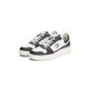 Sneaker TOMMY JEANS "TJM RETRO BASKET", Herren, Gr. 46, schwarz-weiß (schwarz, weiß), Leder, Textil, Lederimitat, sportlich, Schuhe, Freizeitschuh, Halbschuh, Schnürer mit Kontrast-Details
