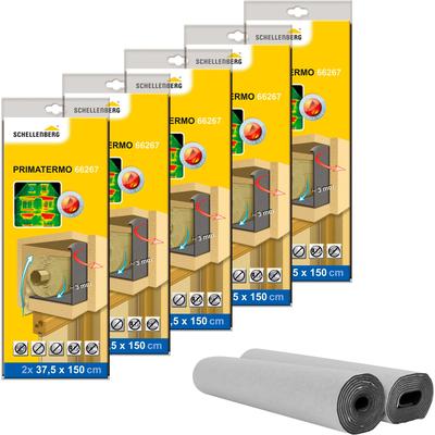 Rollladenkastendämmung SCHELLENBERG "energiespar Isolierung für Rollladen", grau (anthrazit), B:150cm H:0,3cm L:150cm, Styropor, Dämmmaterialien, Dämmrollen zur Dämmung von Kästen mit engen Platzverhältnissen Image