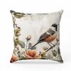 Garden Guest Faux Suede Reversible Throw Pillow Green and Orange